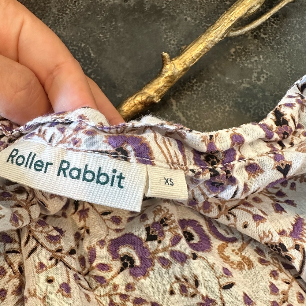 Roller Rabbit Flowy boho top - Picture 4 of 4